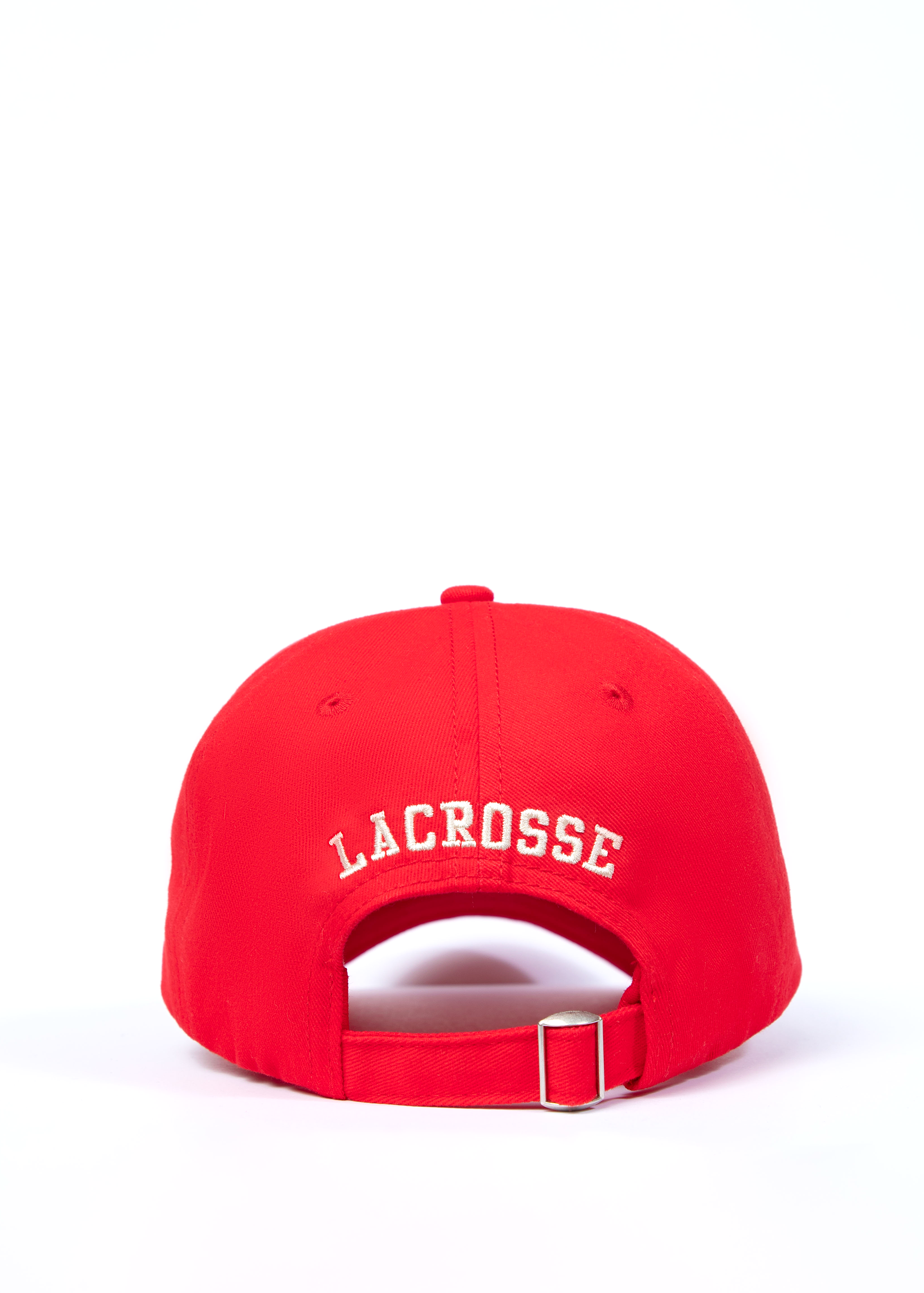 Bold Red Lacrosse Ball Cap